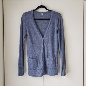 Roots Women's Blue Cardigan Sweater